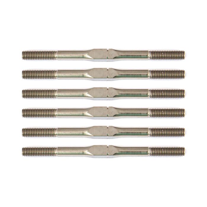 Team Associated FT Titanium Turnbuckle Set 3X48mm RC10B6.1 (AS91727) Team Associated FT Titanium Turnbuckle Set 3X48mm RC10B6.1 (AS91727)