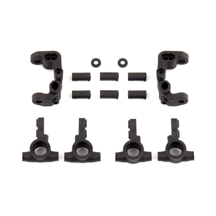 Team Associated B6.1 Caster And Steering Blocks (AS91776) Team Associated B6.1 Caster And Steering Blocks (AS91776)