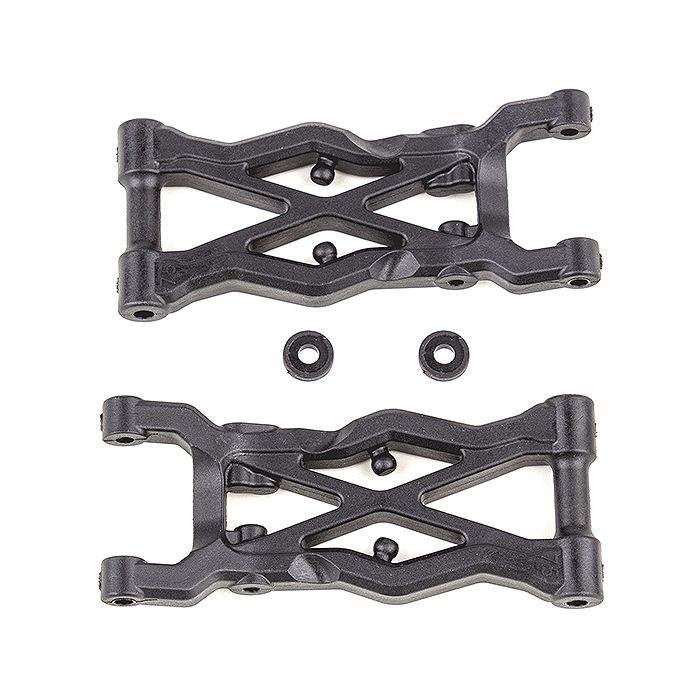 Team Associated B6.3 FT 75mm Rear Suspension Arms Carbon Fibre (AS91874) Team Associated B6.3 FT 75mm Rear Suspension Arms Carbon Fibre (AS91874)