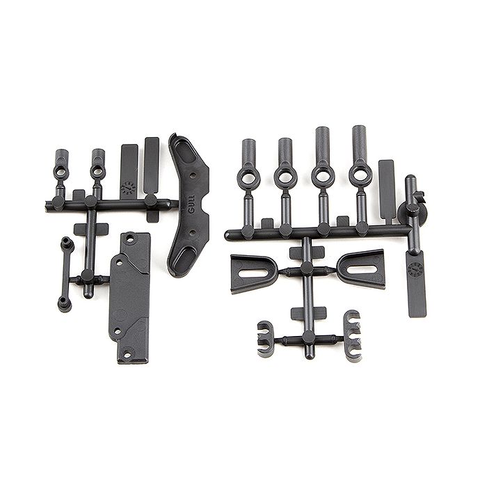 Team Associated B6.3 Tower Covers/Wire Clips/Rod Ends (AS91885) Team Associated B6.3 Tower Covers/Wire Clips/Rod Ends (AS91885)