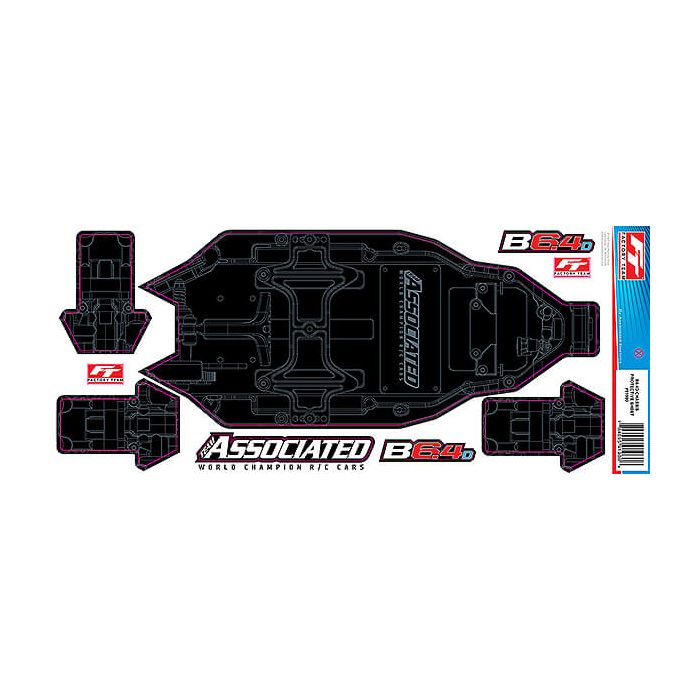 Team Associated RC10B6.4D FT Chassis Protective Sheet, Printed (AS91980)