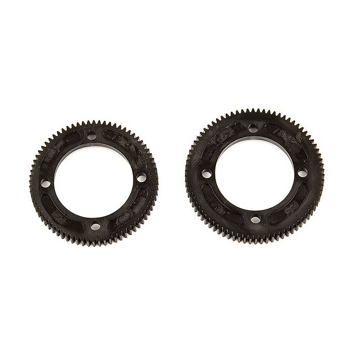 Team Associated B74 Centre Diff Spur Gears, 72/78 Tooth (AS92149) Team Associated B74 Centre Diff Spur Gears, 72/78 Tooth (AS92149)