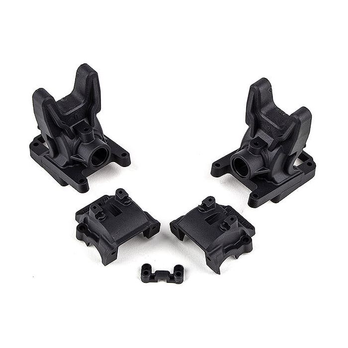 Team Associated RC10B74.2 FT Front Gearboxes 0/2 Height Carbon (AS92326)