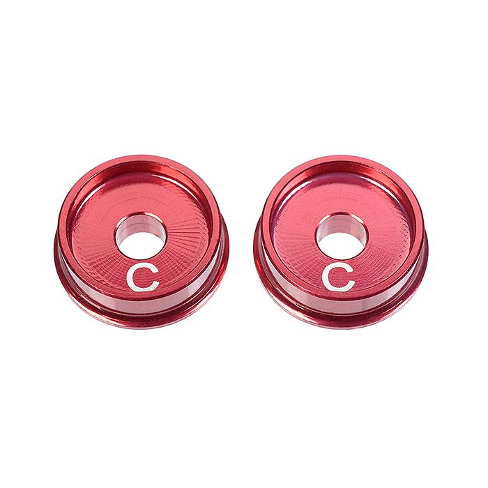 Corally Alum. Lower Arm Cap SSx12 C 2.0mm 2 Pcs (C-00100-021) Corally Alum. Lower Arm Cap SSx12 C 2.0mm 2 Pcs (C-00100-021)