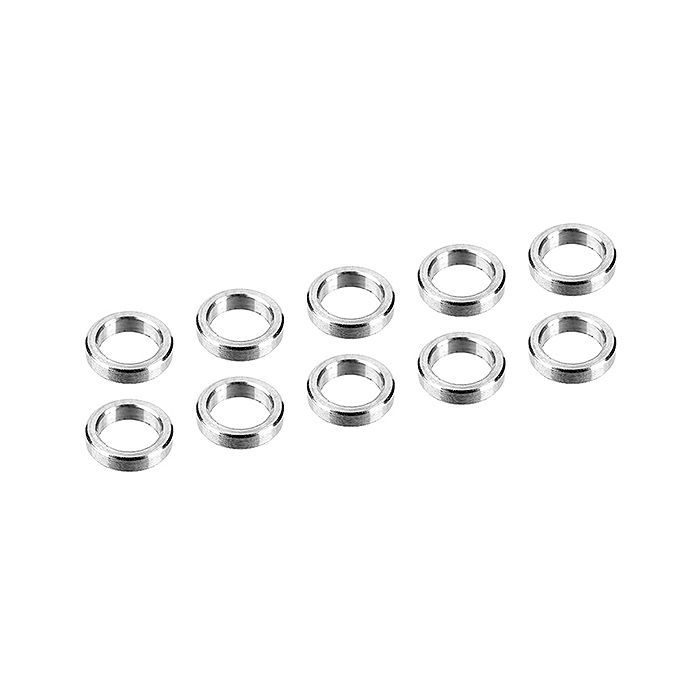 Corally Alum. Shim Ring Id 3mm Od 4mm 1.0mm 10 Pcs (C-00100-067) Corally Alum. Shim Ring Id 3mm Od 4mm 1.0mm 10 Pcs (C-00100-067)