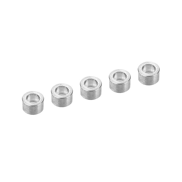 Corally Alum. Shim Ring Id 3mm Od 5mm 3mm 5 Pcs (C-00100-083) Corally Alum. Shim Ring Id 3mm Od 5mm 3mm 5 Pcs (C-00100-083)