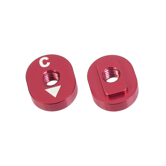 Corally Alum. Excentric Camber Nut C 0 2.0 2 Pcs (C-00120-040)