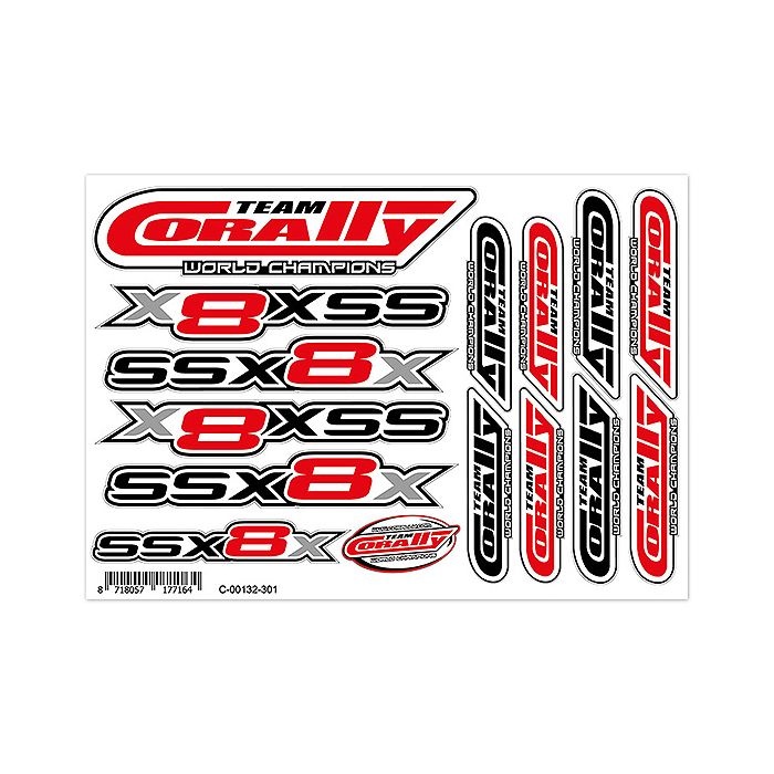 Corally Decal Sheet SSx8X (C-00132-301) Corally Decal Sheet SSx8X (C-00132-301)