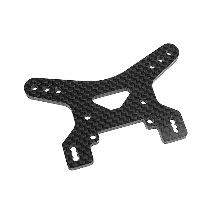 Corally Shock Stay Graphite 4mm Front 1 Pc (C-00140-018)