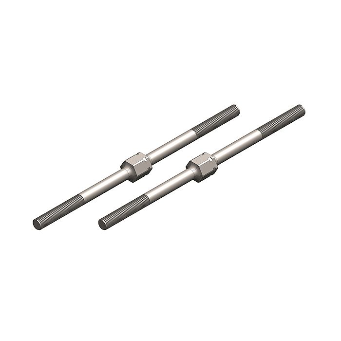 Corally Turnbuckle M4 92mm Steel 2 Pcs (C-00180-144) Corally Turnbuckle M4 92mm Steel 2 Pcs (C-00180-144)