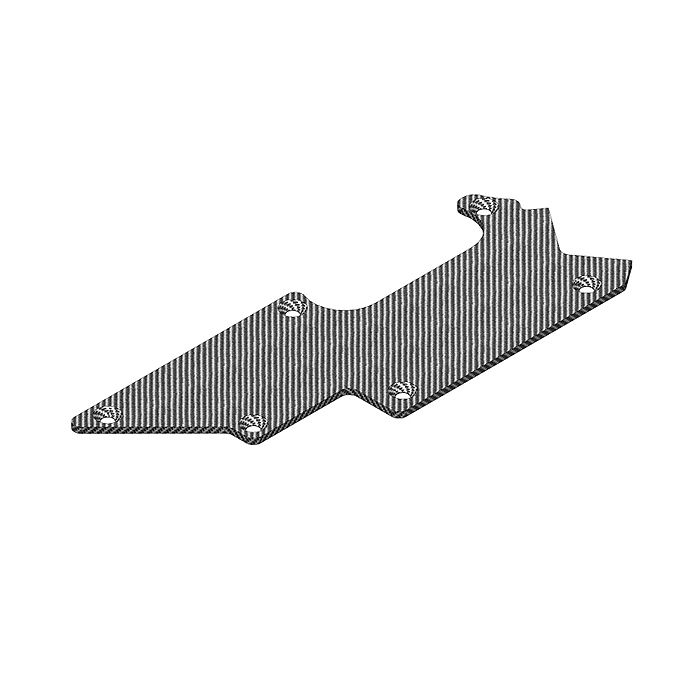 Corally Suspension Arm Stiffener Rear Right Graphite 3mm 1 Pc (C-00180-237) Corally Suspension Arm Stiffener Rear Right Graphite 3mm 1 Pc (C-00180-237)