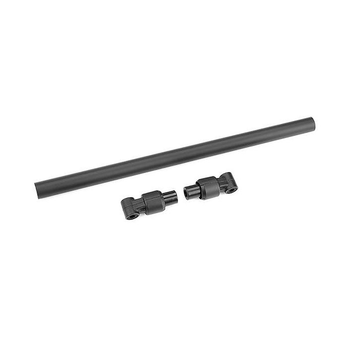 Corally Chassis Tube Front 197.5mm Aluminum Black 1 Set (C-00180-720)