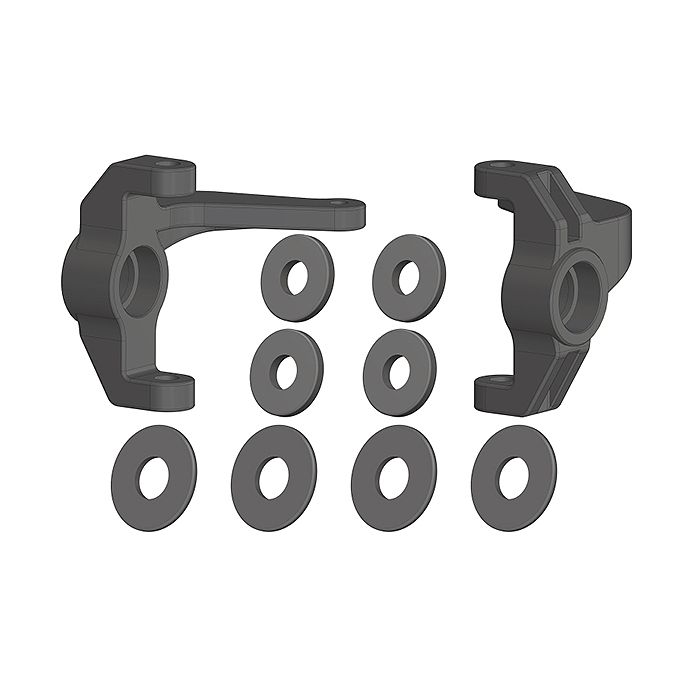 Corally Steering Block L/R Composite 1 Set (C-00250-029)
