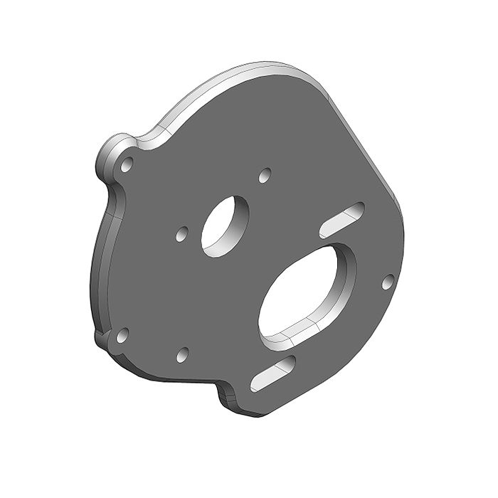 Corally Motor Mount Plate Aluminium (C-00250-061) Corally Motor Mount Plate Aluminium (C-00250-061)