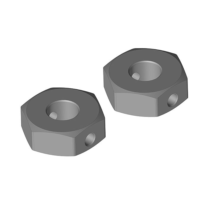 Corally Wheel Hex Adapter Rear Aluminum 2 Pcs (C-00250-078) Corally Wheel Hex Adapter Rear Aluminum 2 Pcs (C-00250-078)