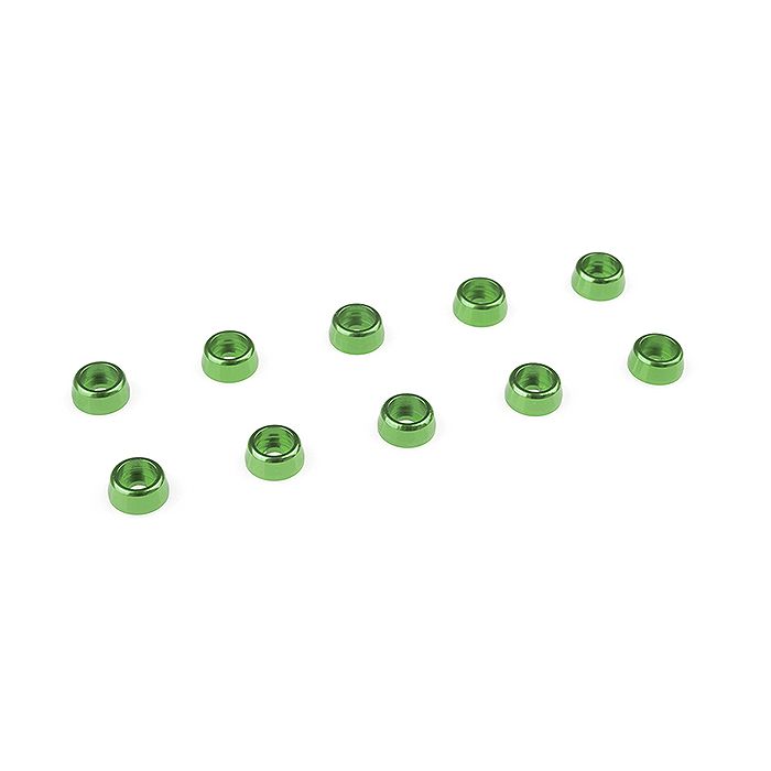 Corally Aluminium Washer For M2 Socket Head Screws Od=6mm Green 10Pcs (C-31251) Corally Aluminium Washer For M2 Socket Head Screws Od=6mm Green 10Pcs (C-31251)