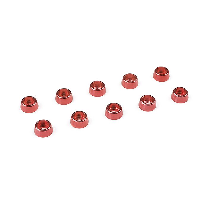 Corally Aluminium Washer For M2.5 Socket Head Screws Od=7mm Red 10Pcs (C-31265) Corally Aluminium Washer For M2.5 Socket Head Screws Od=7mm Red 10Pcs (C-31265)