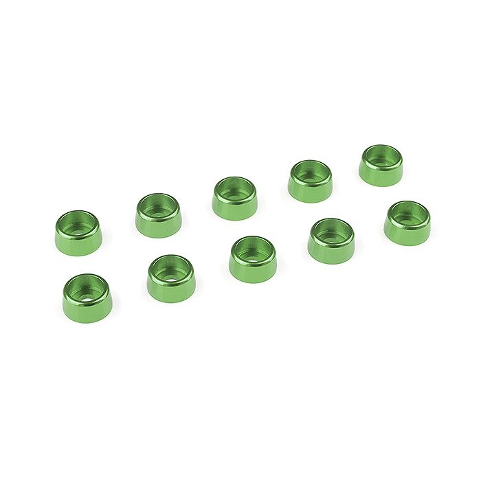 Corally Aluminium Washer For M3 Socket Head Screws Od=8mm Green 10Pcs (C-31271) Corally Aluminium Washer For M3 Socket Head Screws Od=8mm Green 10Pcs (C-31271)