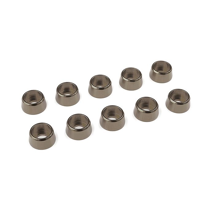 Corally Aluminium Washer For M4 Socket Head Screws Od=10mm Gun Metal 10Pcs (C-31283) Corally Aluminium Washer For M4 Socket Head Screws Od=10mm Gun Metal 10Pcs (C-31283)