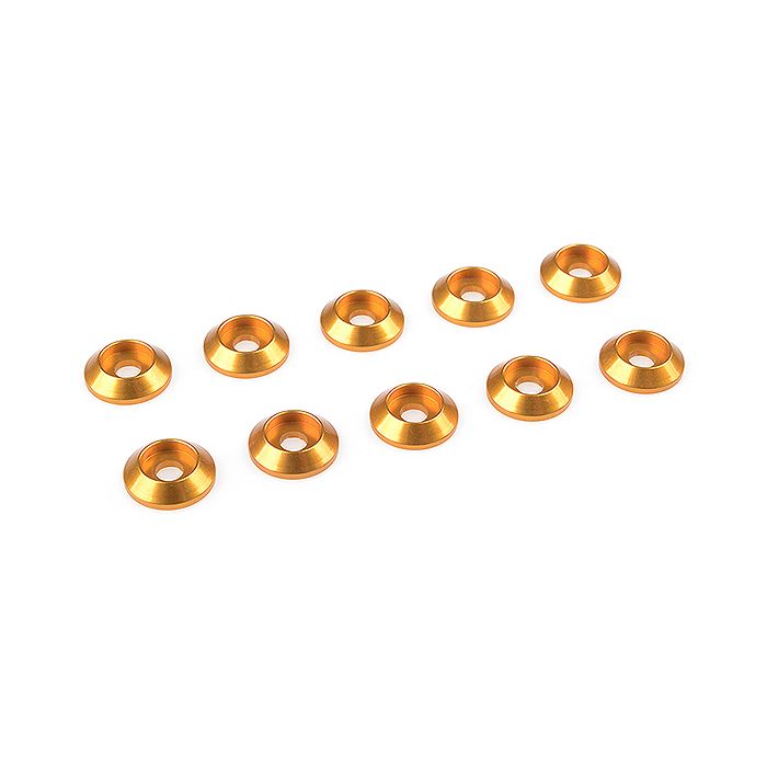 Corally Aluminium Washer For M3 Button Head Screws Od=10mm Gold 10Pcs (C-31300) Corally Aluminium Washer For M3 Button Head Screws Od=10mm Gold 10Pcs (C-31300)