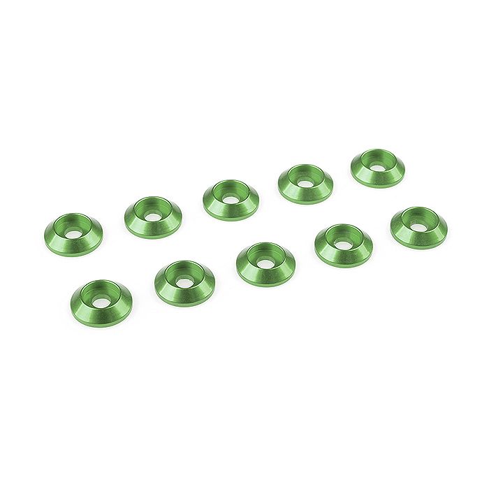 Corally Aluminium Washer For M3 Button Head Screws Od=10mm Green 10Pcs (C-31301) Corally Aluminium Washer For M3 Button Head Screws Od=10mm Green 10Pcs (C-31301)