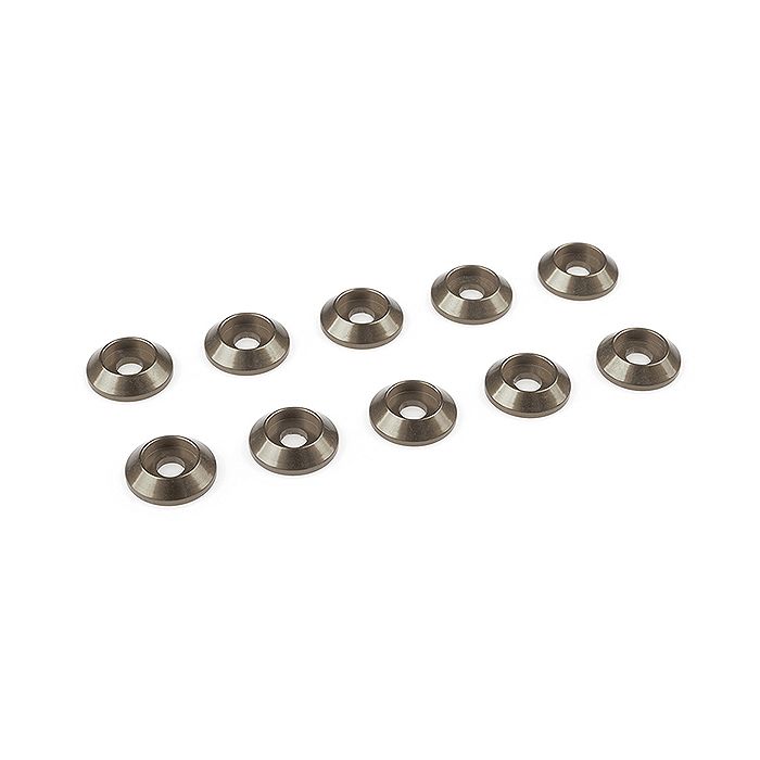 Corally Aluminium Washer For M3 Button Head Screws Od=10mm Gun Metal 10Pcs (C-31303) Corally Aluminium Washer For M3 Button Head Screws Od=10mm Gun Metal 10Pcs (C-31303)