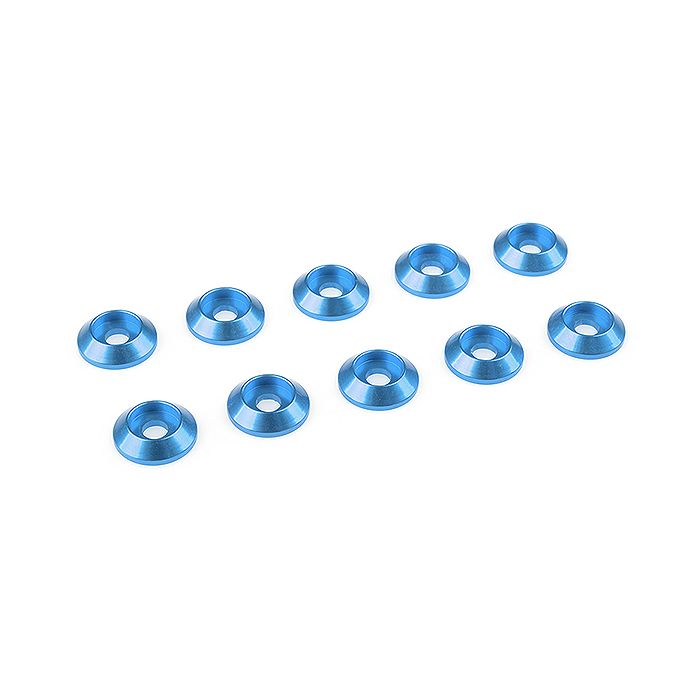 Corally Aluminium Washer For M3 Button Head Screws Od=10mm Blue 10Pcs (C-31304) Corally Aluminium Washer For M3 Button Head Screws Od=10mm Blue 10Pcs (C-31304)