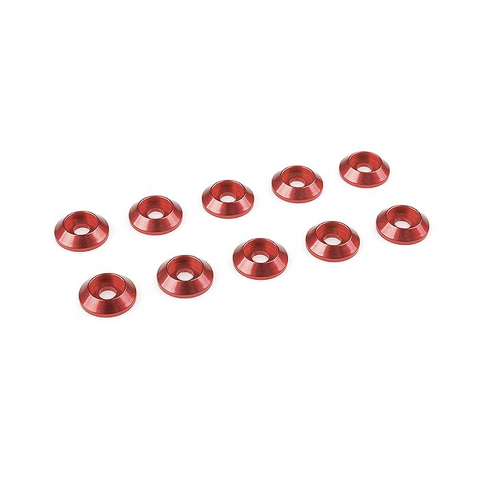 Corally Aluminium Washer For M3 Button Head Screws Od=10mm Red 10Pcs (C-31305) Corally Aluminium Washer For M3 Button Head Screws Od=10mm Red 10Pcs (C-31305)