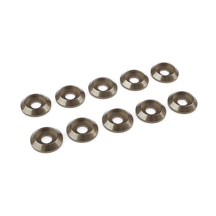 Corally Aluminium Washer For M4 Button Head Screws Od=12mm Gun Metal 10Pcs (C-31323) Corally Aluminium Washer For M4 Button Head Screws Od=12mm Gun Metal 10Pcs (C-31323)