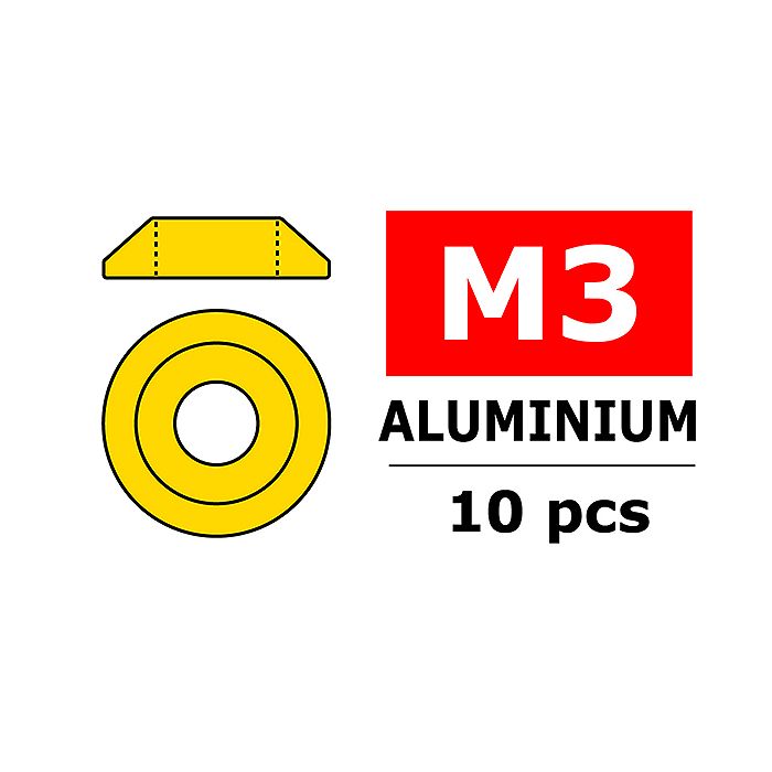 Corally Aluminium Washer For M3 Button Head Screws O (C-3211-30-0) Corally Aluminium Washer For M3 Button Head Screws O (C-3211-30-0)