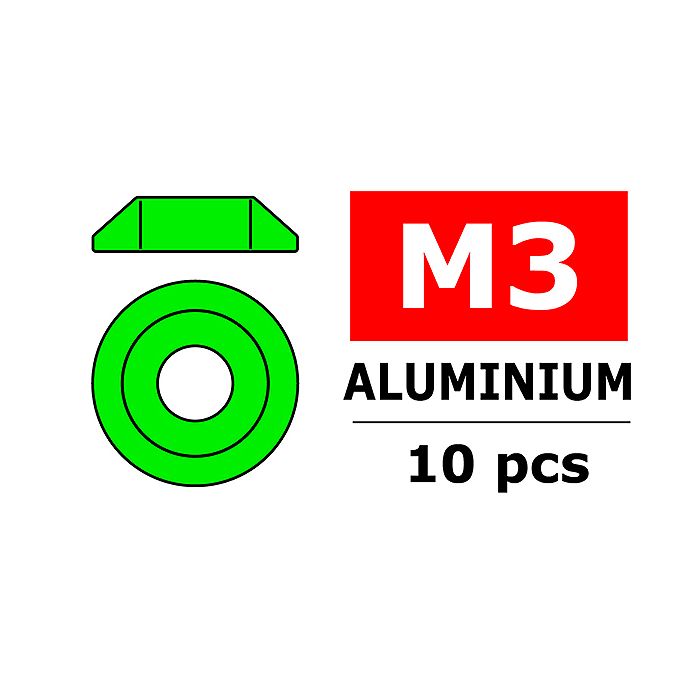 Corally Aluminium Washer For M3 Button Head Screws O (C-3211-30-1) Corally Aluminium Washer For M3 Button Head Screws O (C-3211-30-1)