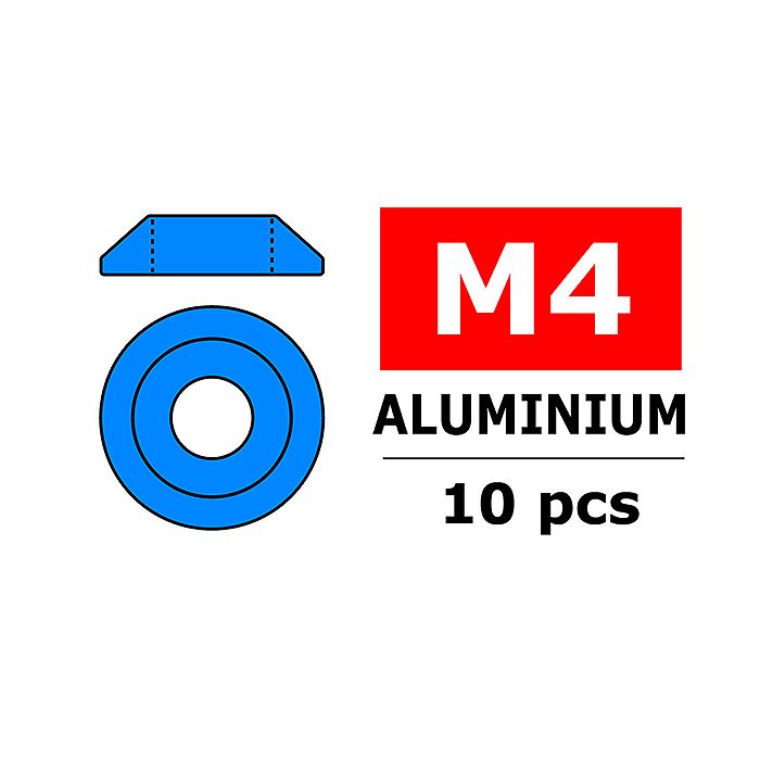 Corally Aluminium Washer For M4 Button Head Screws O (C-3211-40-4) Corally Aluminium Washer For M4 Button Head Screws O (C-3211-40-4)