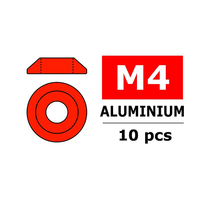 Corally Aluminium Washer For M4 Button Head Screws O (C-3211-40-5) Corally Aluminium Washer For M4 Button Head Screws O (C-3211-40-5)