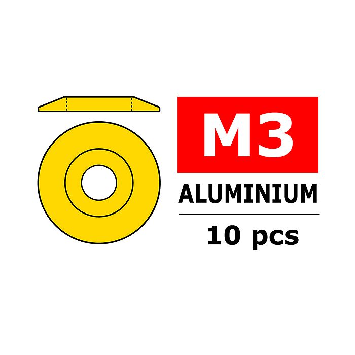 Corally Aluminium Washer For M3 Button Head Screws O (C-3212-30-0) Corally Aluminium Washer For M3 Button Head Screws O (C-3212-30-0)