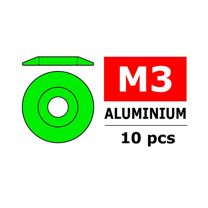 Corally Aluminium Washer For M3 Button Head Screws O (C-3212-30-1) Corally Aluminium Washer For M3 Button Head Screws O (C-3212-30-1)