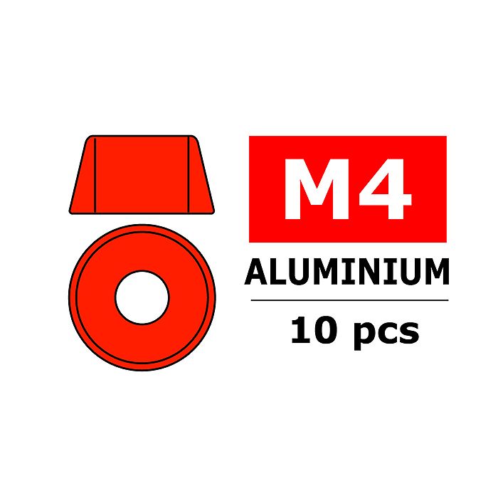 Corally Aluminium Washer For M4 Socket Head Screws O (C-3214-40-5) Corally Aluminium Washer For M4 Socket Head Screws O (C-3214-40-5)