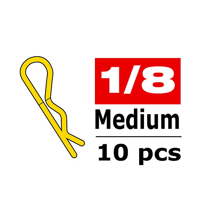 Corally Body Clips 45 Bent Medium Gold 10 Pcs (C-35114) Corally Body Clips 45 Bent Medium Gold 10 Pcs (C-35114)