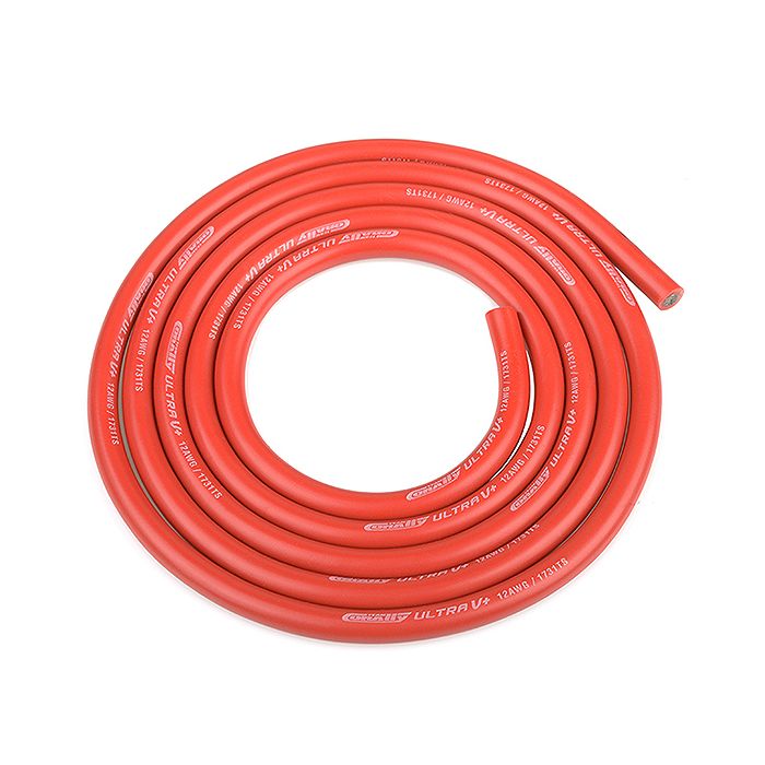 Corally Ultra V+ Silicone Wire Super Flexible Red 12Awg 1731/0.05 Strands Od4.5mm 1M (C-50110) Corally Ultra V+ Silicone Wire Super Flexible Red 12Awg 1731/0.05 Strands Od4.5mm 1M (C-50110)