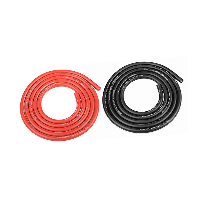 Corally Ultra V+ Silicone Wire Super Flexible Black And Red 12Awg 1731/0.05 Strands Od 4.5mm 2 X 1M (C-50112) Corally Ultra V+ Silicone Wire Super Flexible Black And Red 12Awg 1731/0.05 Strands Od 4.5mm 2 X 1M (C-50112)