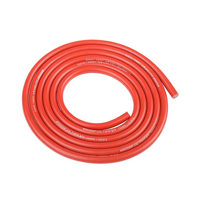 Corally Ultra V+ Silicone Wire Super Flexible Red 14Awg 1018/0.05 Strands Od3.5mm 1M (C-50120) Corally Ultra V+ Silicone Wire Super Flexible Red 14Awg 1018/0.05 Strands Od3.5mm 1M (C-50120)
