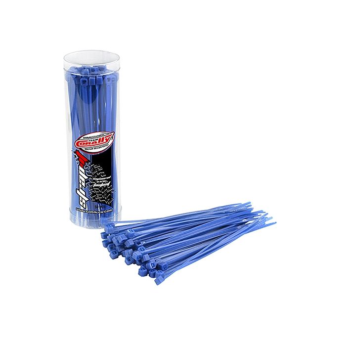 CORALLY STRAPIT CABLE TIE WRAPS BLUE 2.5X100MM 50 PCS CORALLY STRAPIT CABLE TIE WRAPS BLUE 2.5X100MM 50 PCS