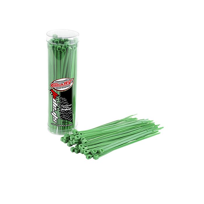 CORALLY STRAPIT CABLE TIE WRAPS GREEN 2.5X100MM 50 PCS CORALLY STRAPIT CABLE TIE WRAPS GREEN 2.5X100MM 50 PCS