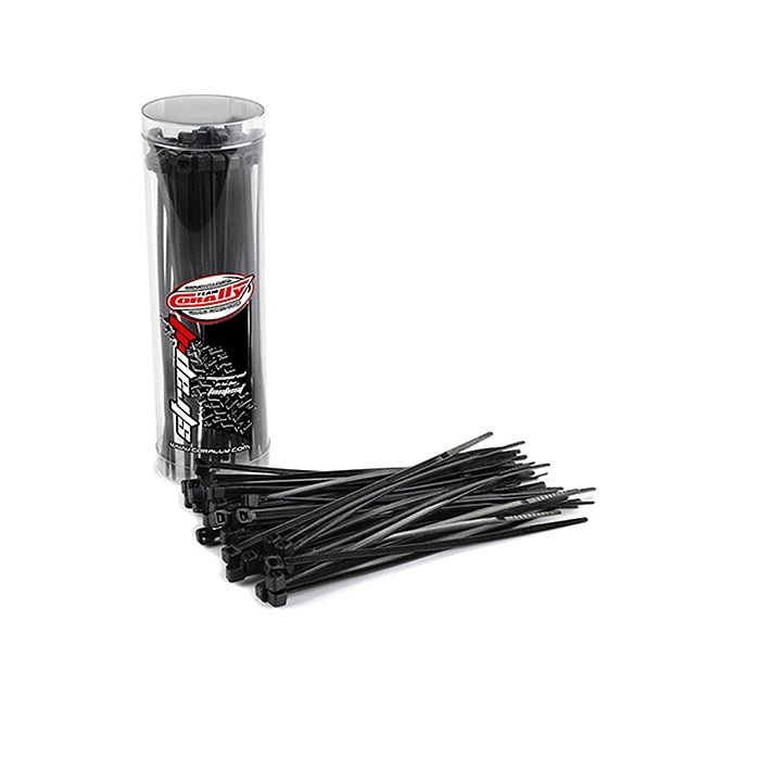 CORALLY STRAPIT CABLE TIE WRAPS BLACK 2.5X100MM 50 PCS CORALLY STRAPIT CABLE TIE WRAPS BLACK 2.5X100MM 50 PCS