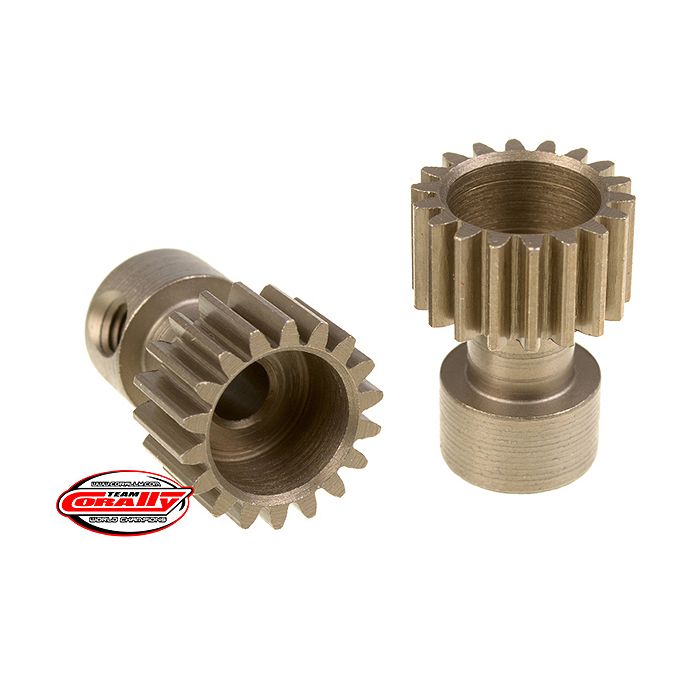 Corally 48 Dp Pinion Long BoSS Hardened Steel 18 Teeth Dia. 3.17mm (C-71118) Corally 48 Dp Pinion Long BoSS Hardened Steel 18 Teeth Dia. 3.17mm (C-71118)