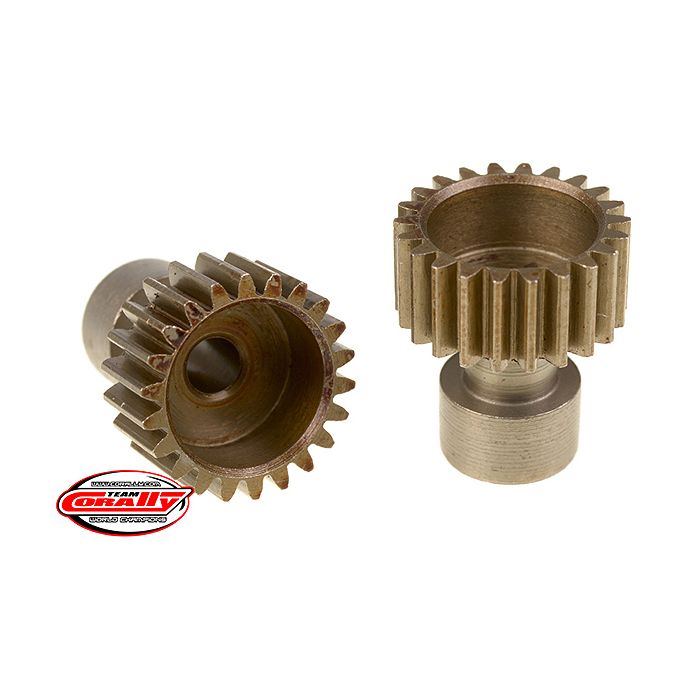 Corally 48 Dp Pinion Long BoSS Hardened Steel 22 Teeth Dia. 3.17mm (C-71122) Corally 48 Dp Pinion Long BoSS Hardened Steel 22 Teeth Dia. 3.17mm (C-71122)