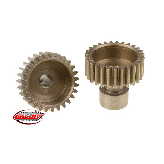 Corally 48 Dp Pinion Long BoSS Hardened Steel 27 Teeth Dia. 3.17mm (C-71127) Corally 48 Dp Pinion Long BoSS Hardened Steel 27 Teeth Dia. 3.17mm (C-71127)