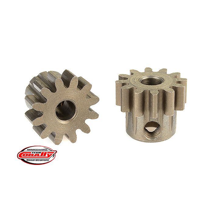 Corally 32 Dp Pinion Short Hardened Steel 12 Teeth Shaft Dia. 3.17mm (C-71512) Corally 32 Dp Pinion Short Hardened Steel 12 Teeth Shaft Dia. 3.17mm (C-71512)