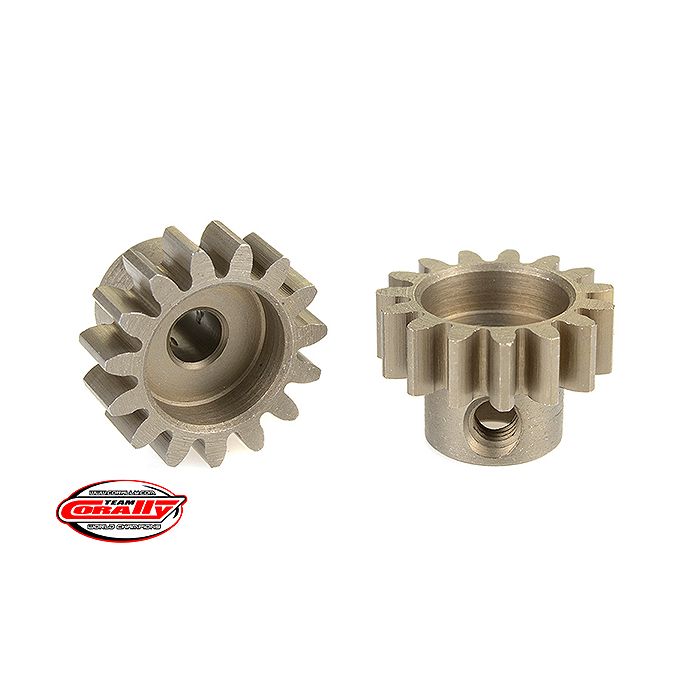 Corally 32 Dp Pinion Short Hardened Steel 15 Teeth Shaft Dia. 3.17mm (C-71515) Corally 32 Dp Pinion Short Hardened Steel 15 Teeth Shaft Dia. 3.17mm (C-71515)