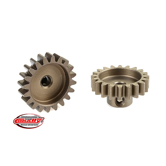 Corally 32 Dp Pinion Short Hardened Steel 20 Teeth Shaft Dia. 3.17mm (C-71520)