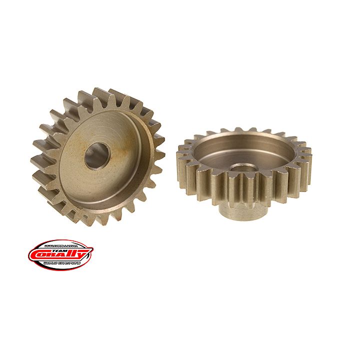 Corally M1.0 Pinion Short Hardened Steel 24 Teeth 5mm Mod1 (C-72724) Corally M1.0 Pinion Short Hardened Steel 24 Teeth 5mm Mod1 (C-72724)